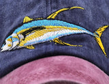 Blackfin Tuna Fish Embroidered Baseball Cap