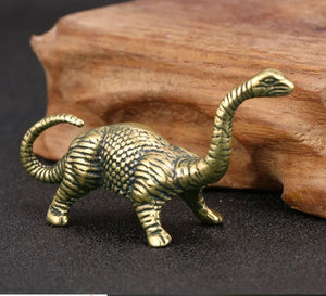 Dinosaur Brontosaurs Brass Figurine