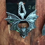 Bat large necklace Stainless Steel