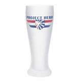 Project Hero Beer Pilsner Glass Frosted