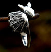 Cute Winged Dragon wrap Ring Stainless Steel