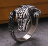 Alligator Crocodile Ring Stainless Steel