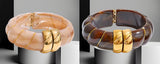 Marbled Acrylic Bangle Bracelets