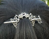 Dragon Hair Barrette Bronzetone