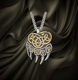 Bear Claw Stainless Steel Necklace
