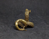 Dragon Coiled Brass Figurines
