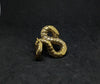 Dragon Coiled Brass Figurines