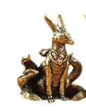 Fox Nine Tail Brass Figure small