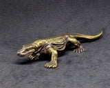 Brass Komodo Dragon Figurine Large