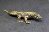 Brass Komodo Dragon Figurine Large