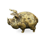 Brass Pig Figurine So Cute!!