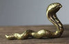Squiggly Snake Brass Sm Figurine