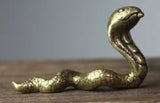 Squiggly Snake Brass Sm Figurine
