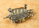 Turtle Brass Figurine