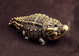 Alligator Stubby the Alligator! Brass Figurine