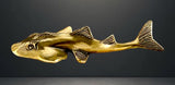 Fish Bowmouth Guitarfish Brass  Figurine