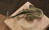 Fish Bowmouth Guitarfish Brass  Figurine