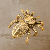 Jumping Spider Brass Figurine