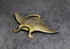 Giant Manta Ray Brass Figurine