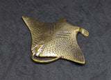 Giant Manta Ray Brass Figurine