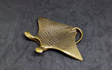 Giant Manta Ray Brass Figurine