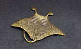 Giant Manta Ray Brass Figurine