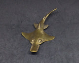 Fish Sawfish Shark Brass Figurine