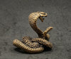 Cobra Snake Brass Figurine