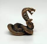 Cobra Snake Brass Figurine