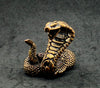 Cobra Snake Brass Figurine