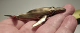 Whale Humpback Brass Figurine