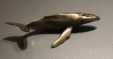Whale Humpback Brass Figurine