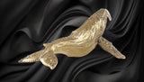 Whale Large Humpback Brass Whale Figurine