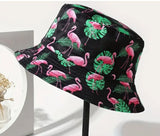 Hat Bucket Flamingos