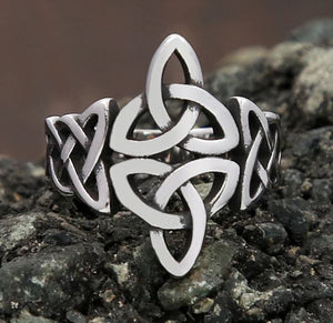 Celtic Knot Ladies Sm Ring Stainless Steel