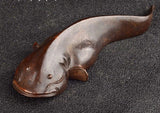 Fish Giant Amur Catfish Brass  Figurine