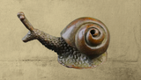 Copper Snail Figurine