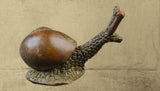 Copper Snail Figurine
