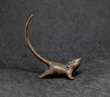 Mouse Cute Copper/Bronze Figure Ring Holder Tail