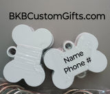 Dog Pet Tag Custom Printed