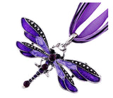 Dragonfly Pretty Ribbon Necklaces 6 colors