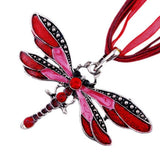 Dragonfly Pretty Ribbon Necklaces 6 colors