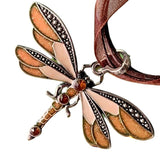 Dragonfly Pretty Ribbon Necklaces 6 colors