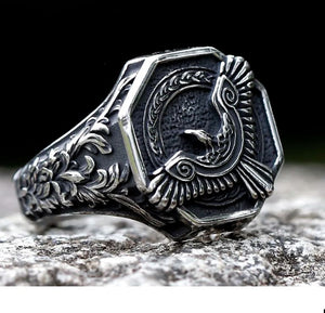Flying Eagle Viking Ring Stainless Steel