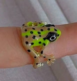 Frog Ring Enamel Rings 3 styles