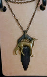 Greyhound Art Nouveau Necklace