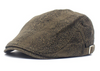 26 Flat Snake Pattern Brown Cap Hat