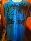 Heron Mangroves Sapphire Blue Ladies T-Shirt