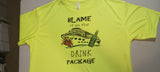 Blame Drink Package Mens Beer Bottle Shark T-Shirt