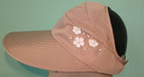 Flowers Visor Sun Hat